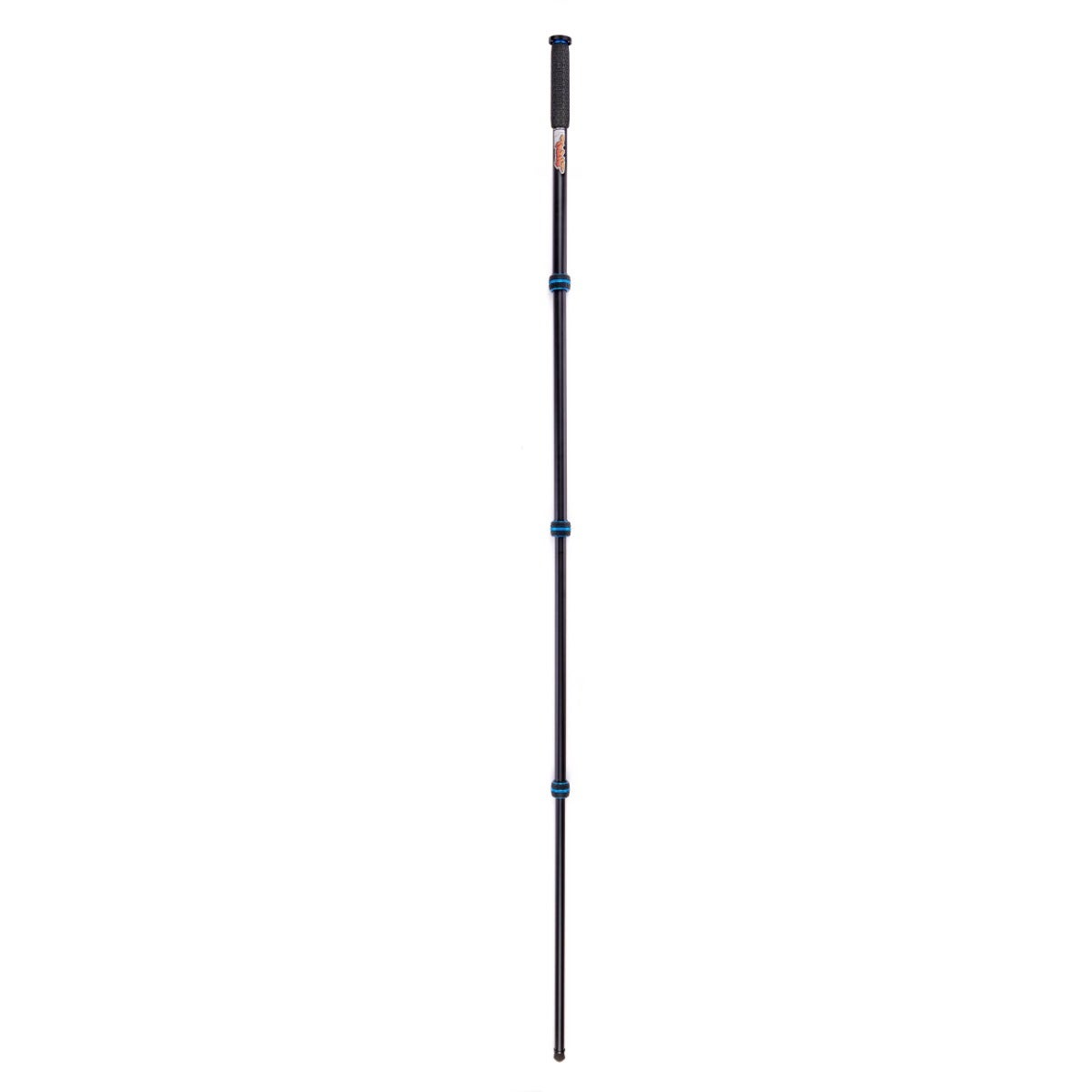 Blue 3 Legged Thing Trent 2.0 monopod with Docz2 foot stabiliser.