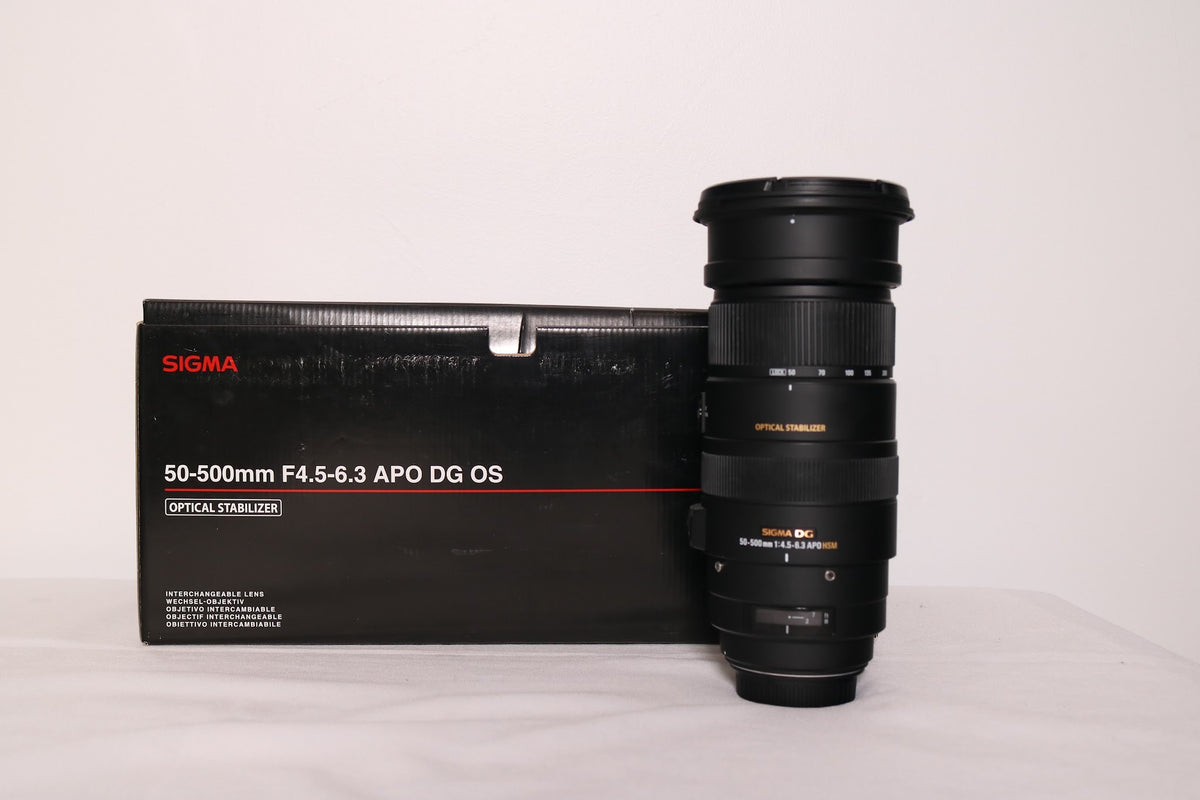 Sigma 50-500mm f/4.5-6.3 APO DG OS Lens for Canon EF
