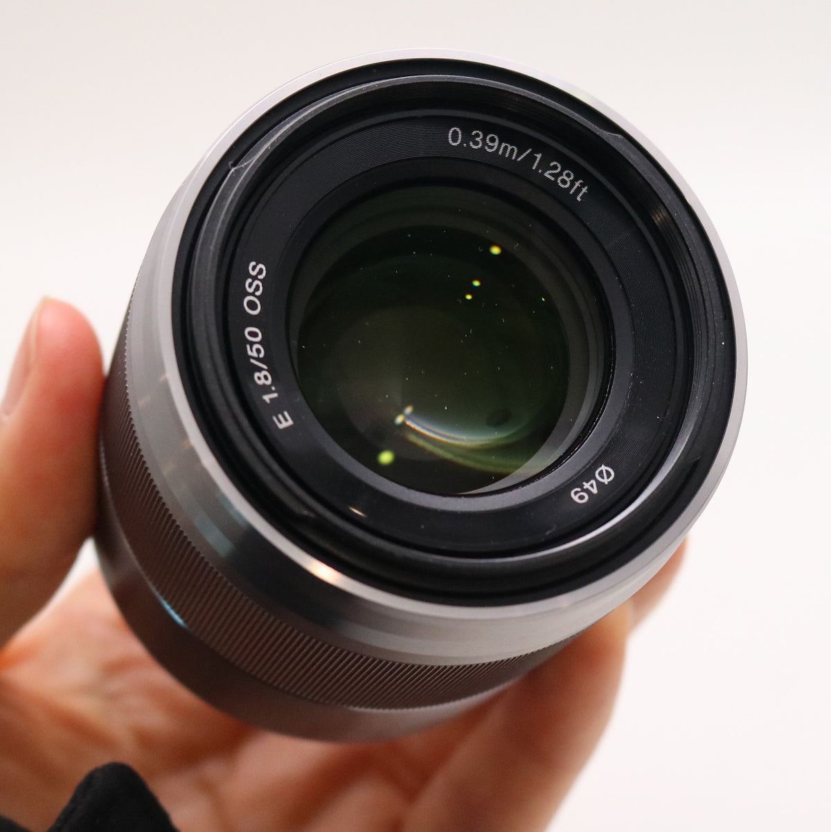 Sony E 50mm f/1.8 OSS Lens (Silver)