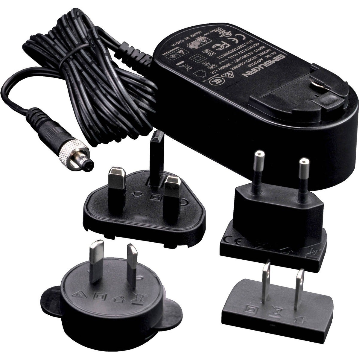 Atomos locking AC power adapter