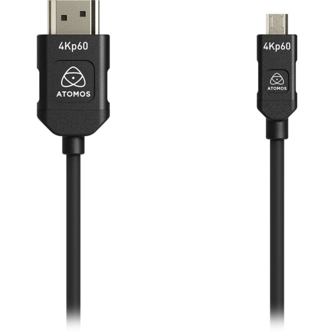 Atomos Mini HDMI 4K60p cable, HDMI Mini to Full, 45cm