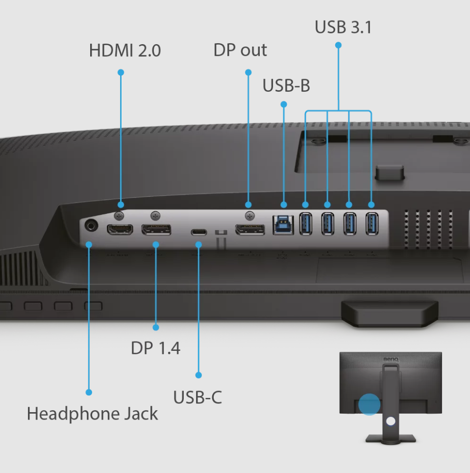 BenQ PD2705Q 2K 27" Design Monitor with QHD - additional product view