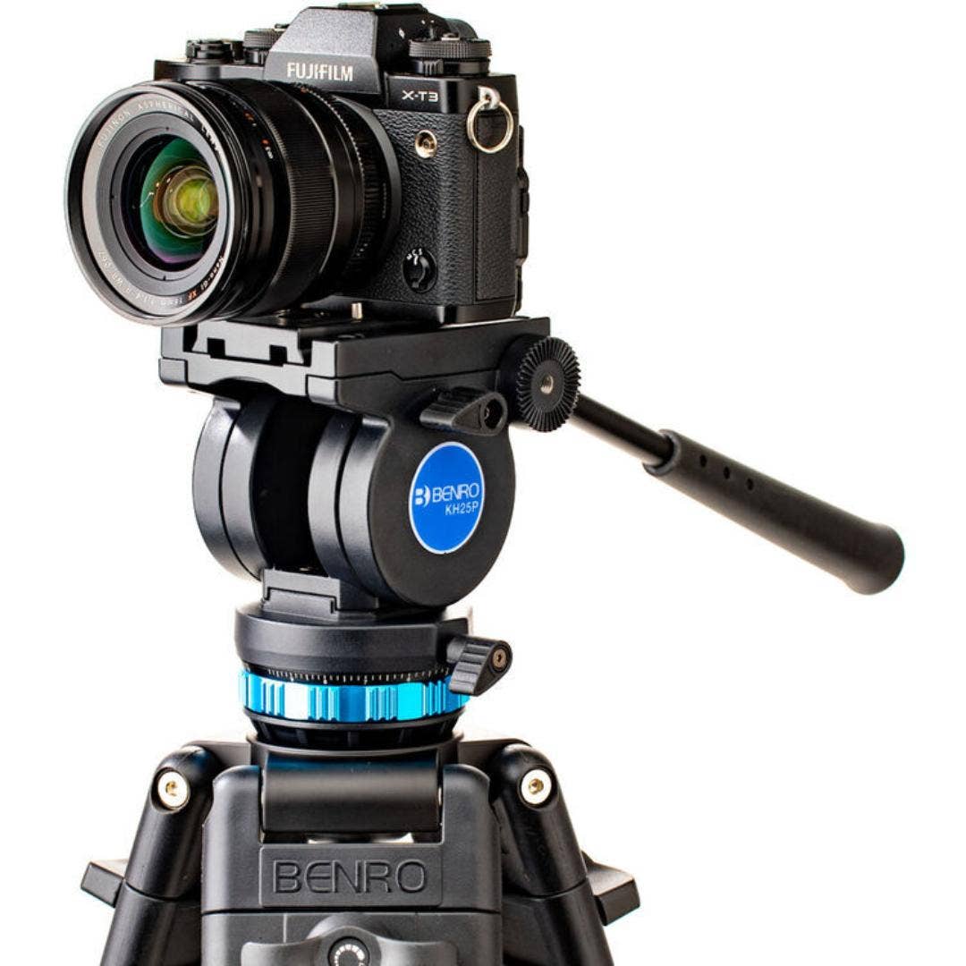 Benro KH25PC Aluminium, Dual-Tube, 3 Section, Video Tripod, Twist-Lever Lock, K5 - additional product view