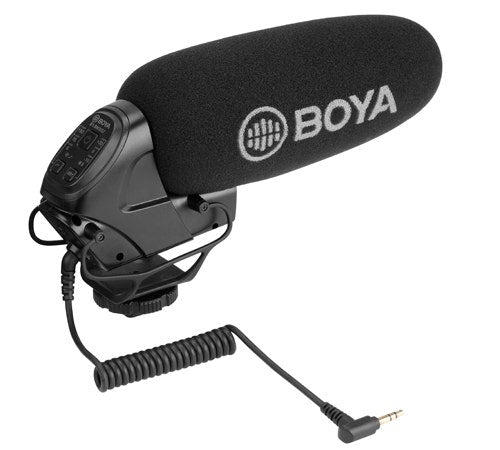 Boya BY-BM3032 super cardioid on-camera shotgun microphone