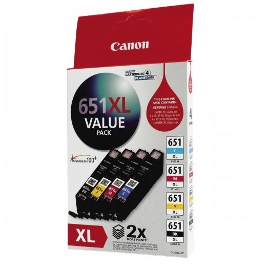 Canon CLI651XLVP CLI651XLC/M/Y/BK ink pack