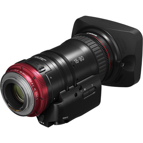 Canon CN-E18-80mm T4.4 L IS KAS S Cine Lens - additional product view