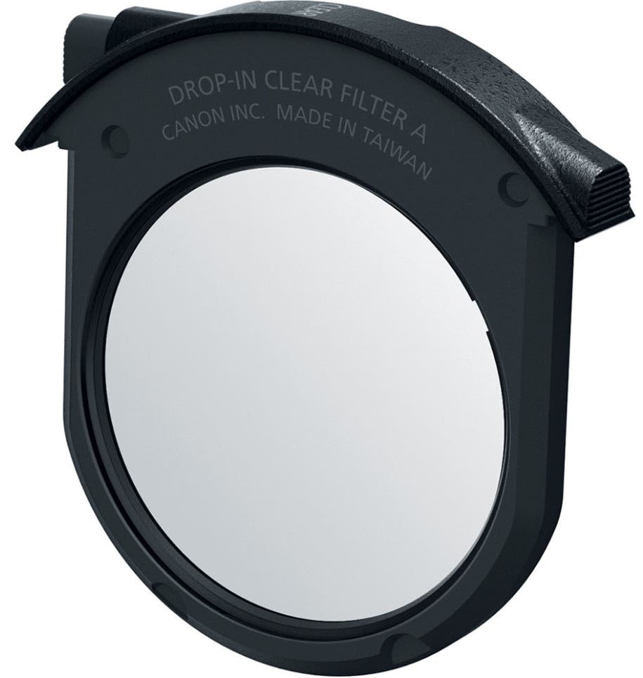 Canon Drop in Filter, Clear, sold separately