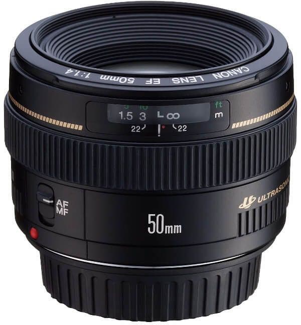 Canon EF 50mm f/1.4 USM Lens - additional product view