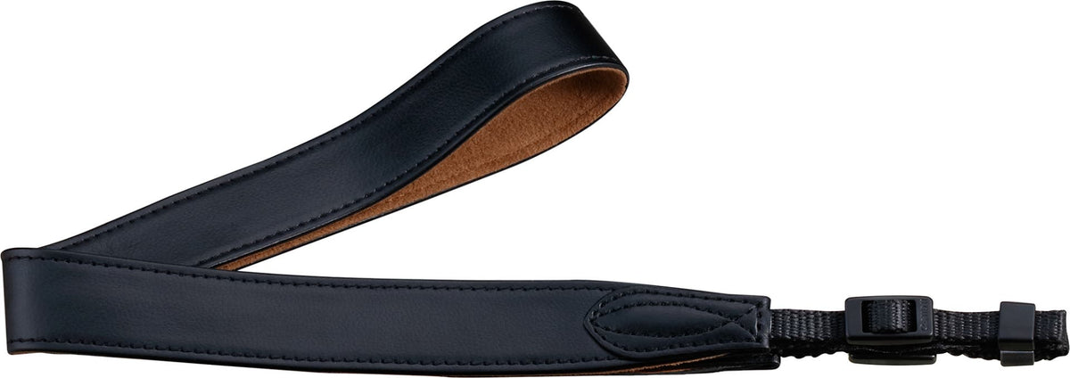 Canon EM-E2BK premium leather camera strap, black, for EOS M5