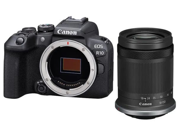 Canon EOS R10 mirrorless camera body with RF-S 18-150mm f/3.5-6.3 IS STM lens