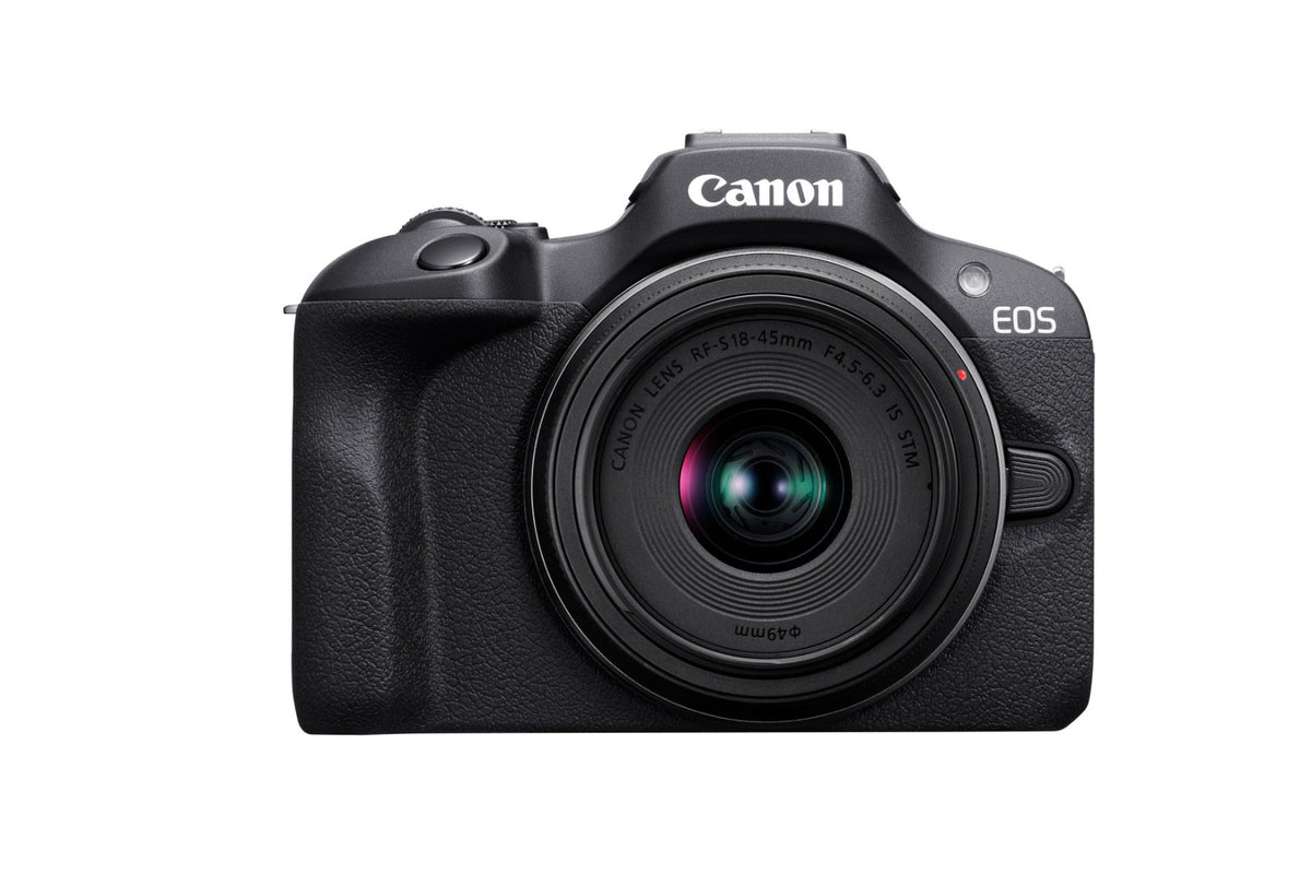 Canon EOS R100 Body w/RF-S 18- 45mm & RF-S 55-210mm IS STM Lens Compact System Camera - additional product view
