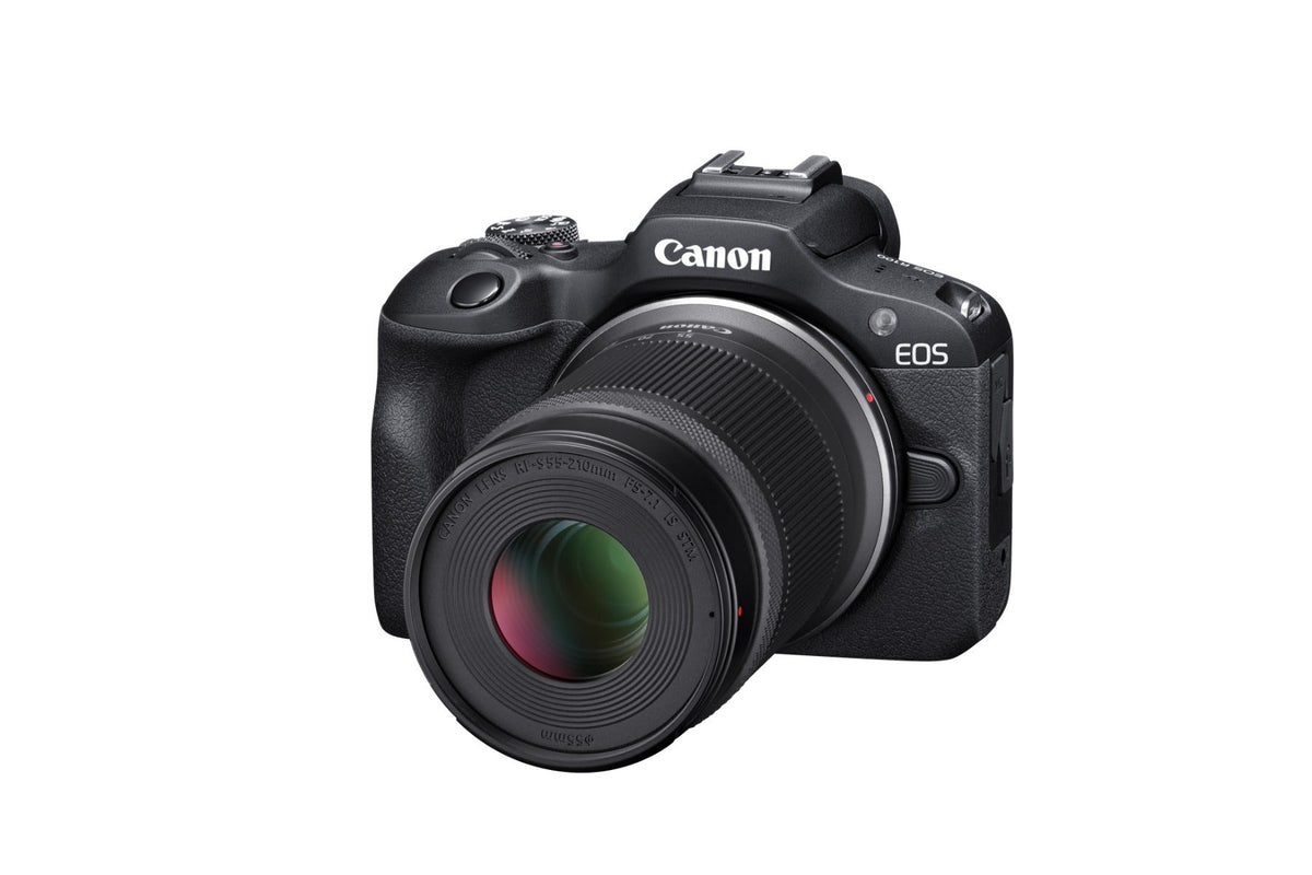 Canon EOS R100 Body w/RF-S 18- 45mm & RF-S 55-210mm IS STM Lens Compact System Camera - additional product view