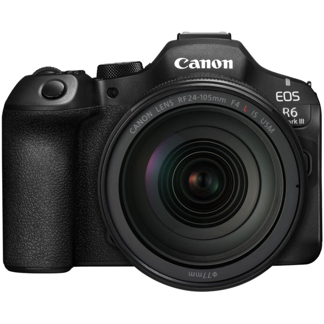 Canon EOS R6 Mark III full frame mirrorless camera with RF 24-105 f/4L IS USM lens