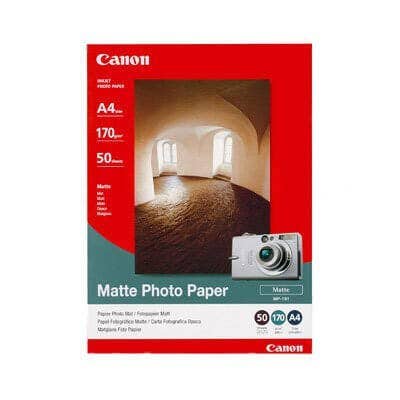Canon MP-101 A4 170gsm matte photo paper, 50 sheets