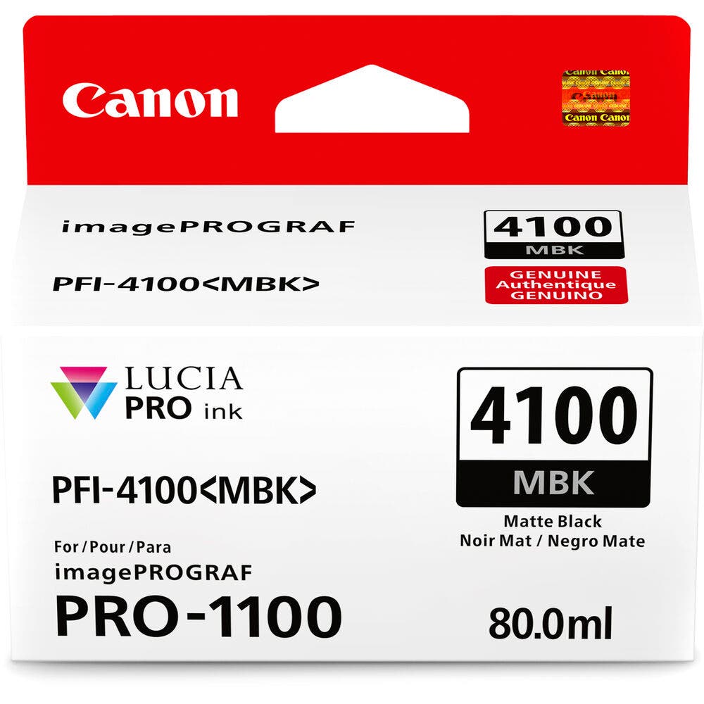 Canon PFI-4100MBK Matte Black Ink Tank - additional product view