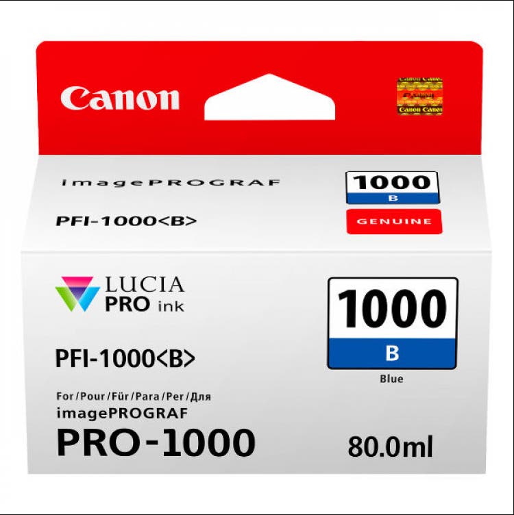 Canon PFI1000B blue ink tank