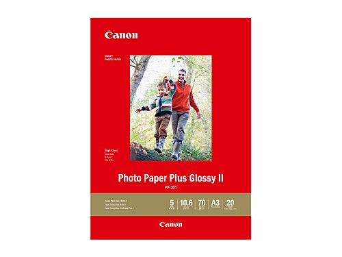 Canon PP301A3 Photo Paper Plus Glossy II, 20 sheets 265gsm