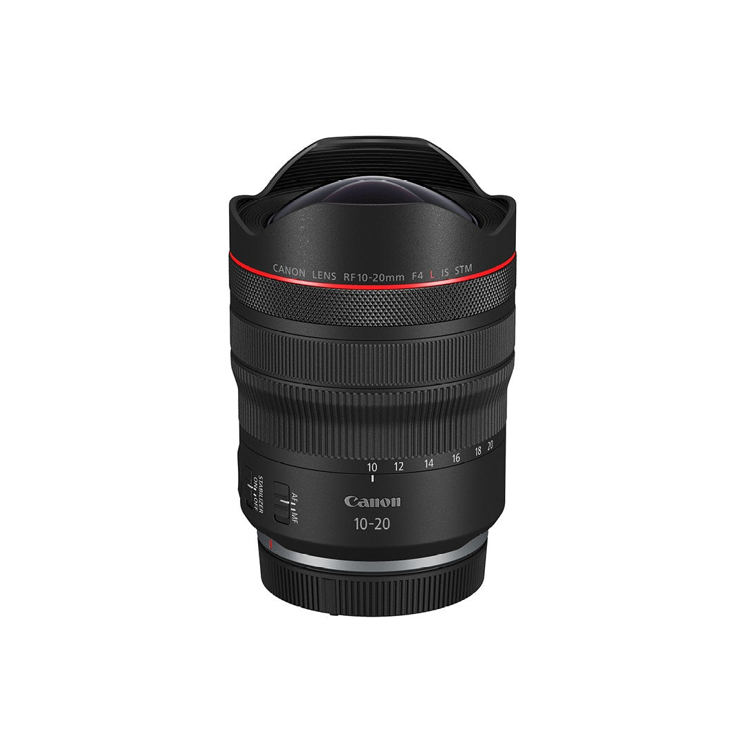 Canon RF 10-20mm f/4 L IS STM wide angle zoom lens