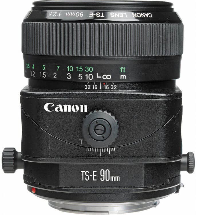 Canon TS-E 90mm f/2.8 Tilt-Shift Lens - additional product view
