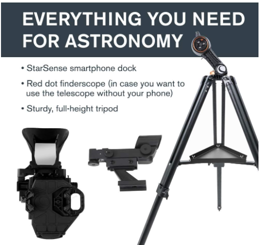 Celestron StarSense Explorer DX 130AZ Reflector Telescope - Smartphone App-Enabled - additional product view