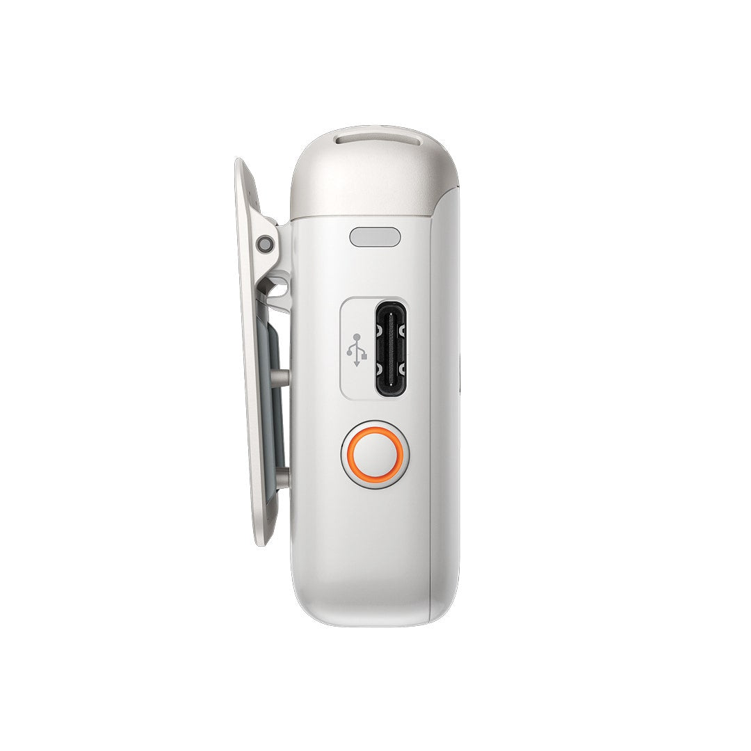 DJI Mic 2 (1 TX) Clip-On Transmitter/Recorder with Built-In Microphone - White - additional product view