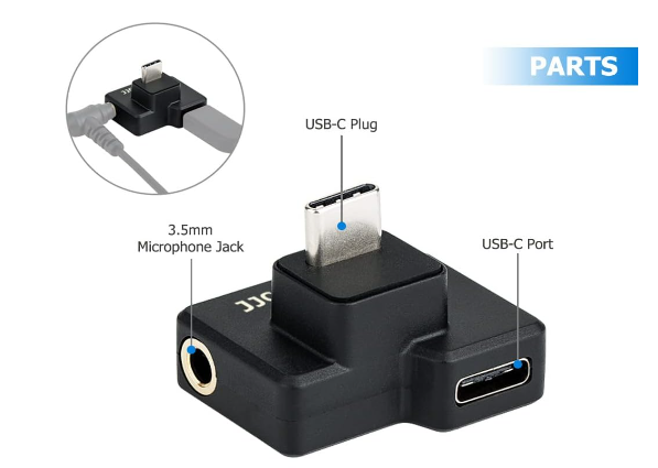 DJI Osmo Action 3.5mm Audio Adapter - additional product view
