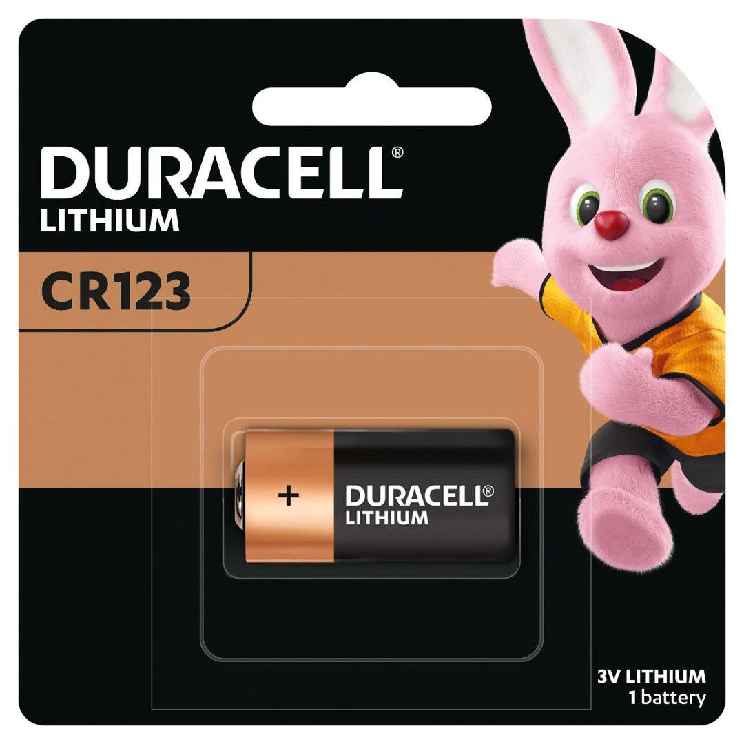 Duracell High Power Lithium CR123 Batteries, 1 Pack