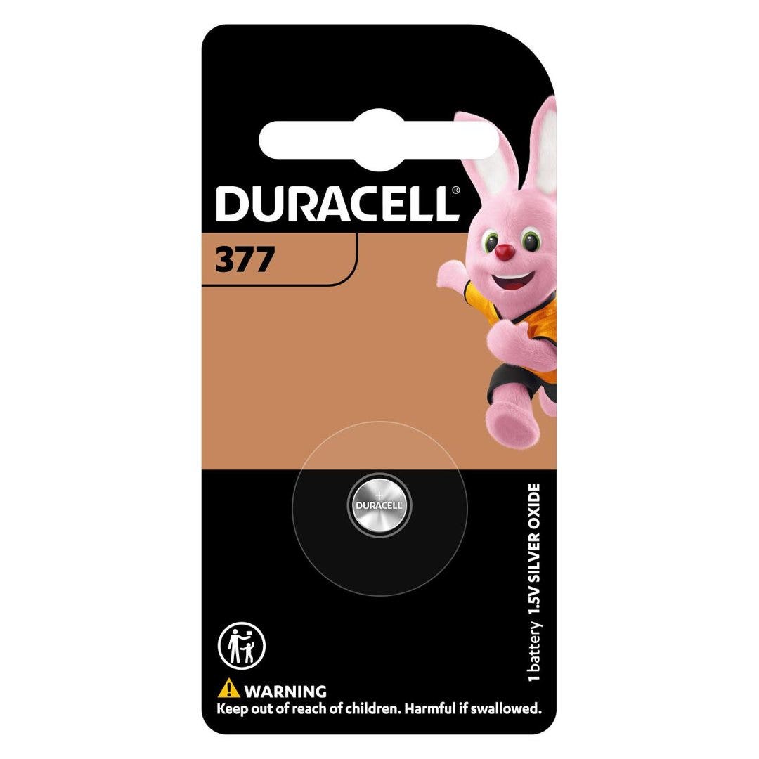 Duracell Silver Oxide Button 377/376 Batteries, 1 Pack