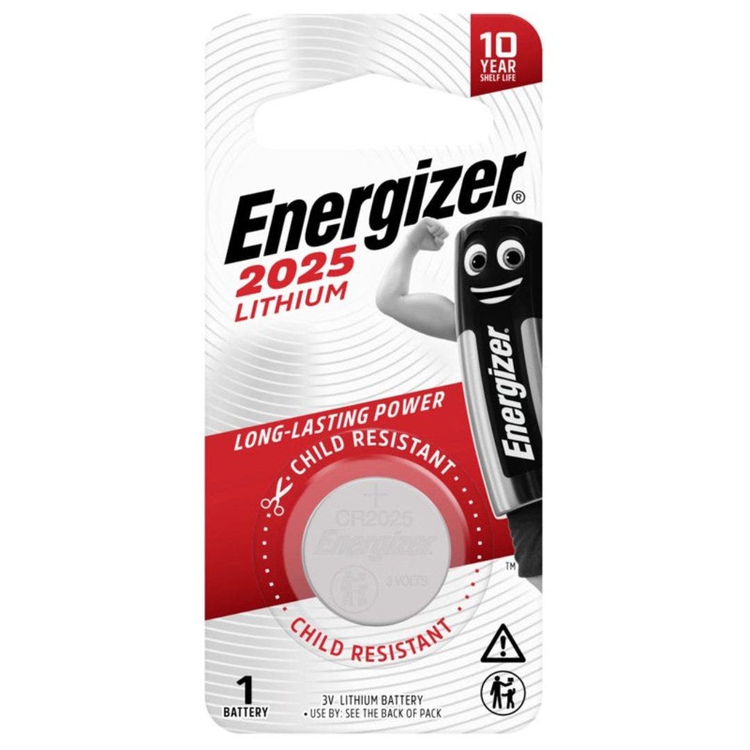 Energizer Lithium 2025 battery single pack