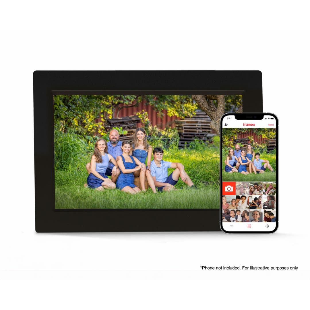 Firefly Frameo 10.1 inch Wi-Fi Digital Photo Frame, glass finish