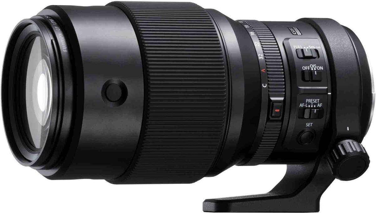 FujiFilm GF 250mm f/4 R LM OIS WR telephoto prime lens for GFX series