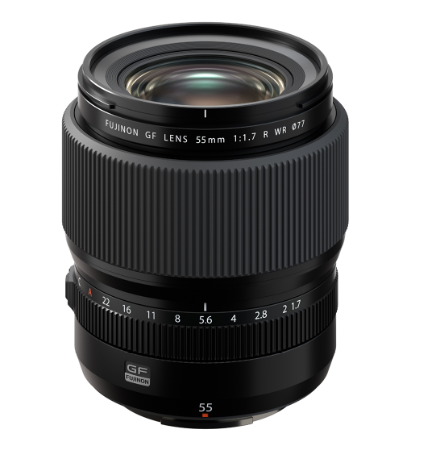 Fujifilm GF55mm f/1.7 R WR lens - GFX series - additional product view