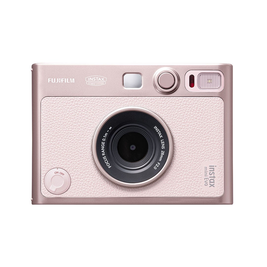 FujiFilm Instax Mini Evo instant camera, Gentle Rose
