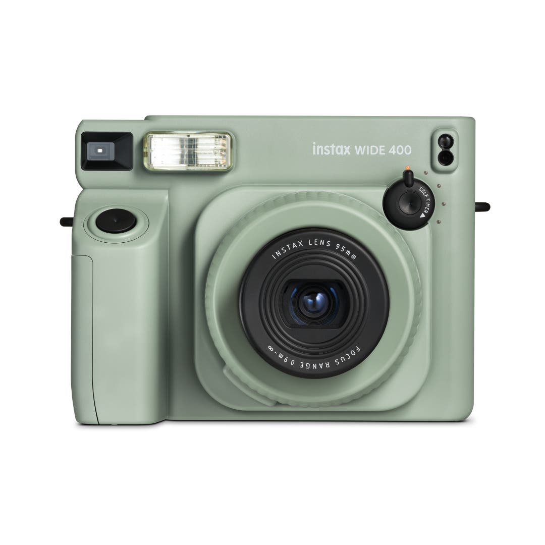FujiFilm Instax Wide 400 instant camera in green