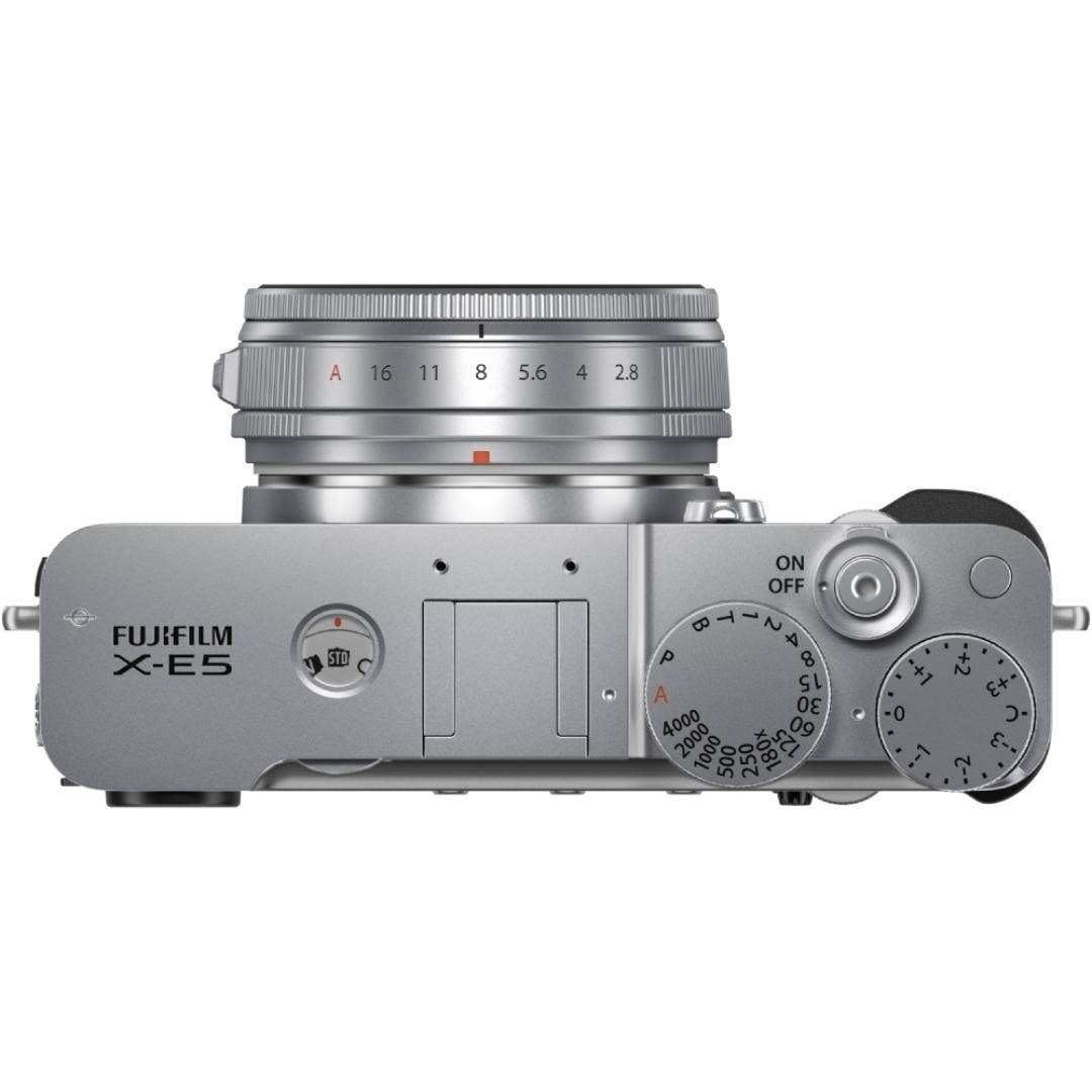 FujiFilm X-E5 Silver w/ XF 23mm f/2.8 R WR Lens Compact System Camera - additional product view