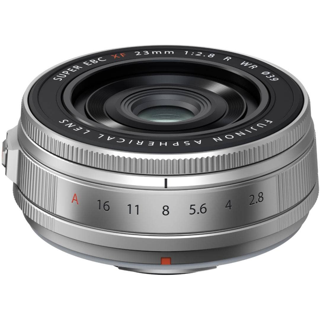 FujiFilm X-E5 Silver w/ XF 23mm f/2.8 R WR Lens Compact System Camera - additional product view