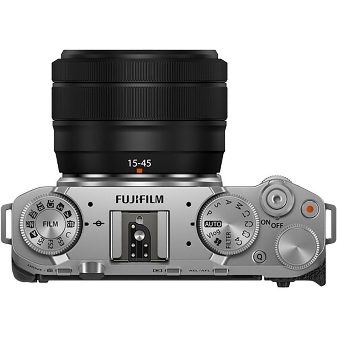 FujiFilm X-M5 Silver w/XC15-45 mm Lens Compact System Camera - additional product view