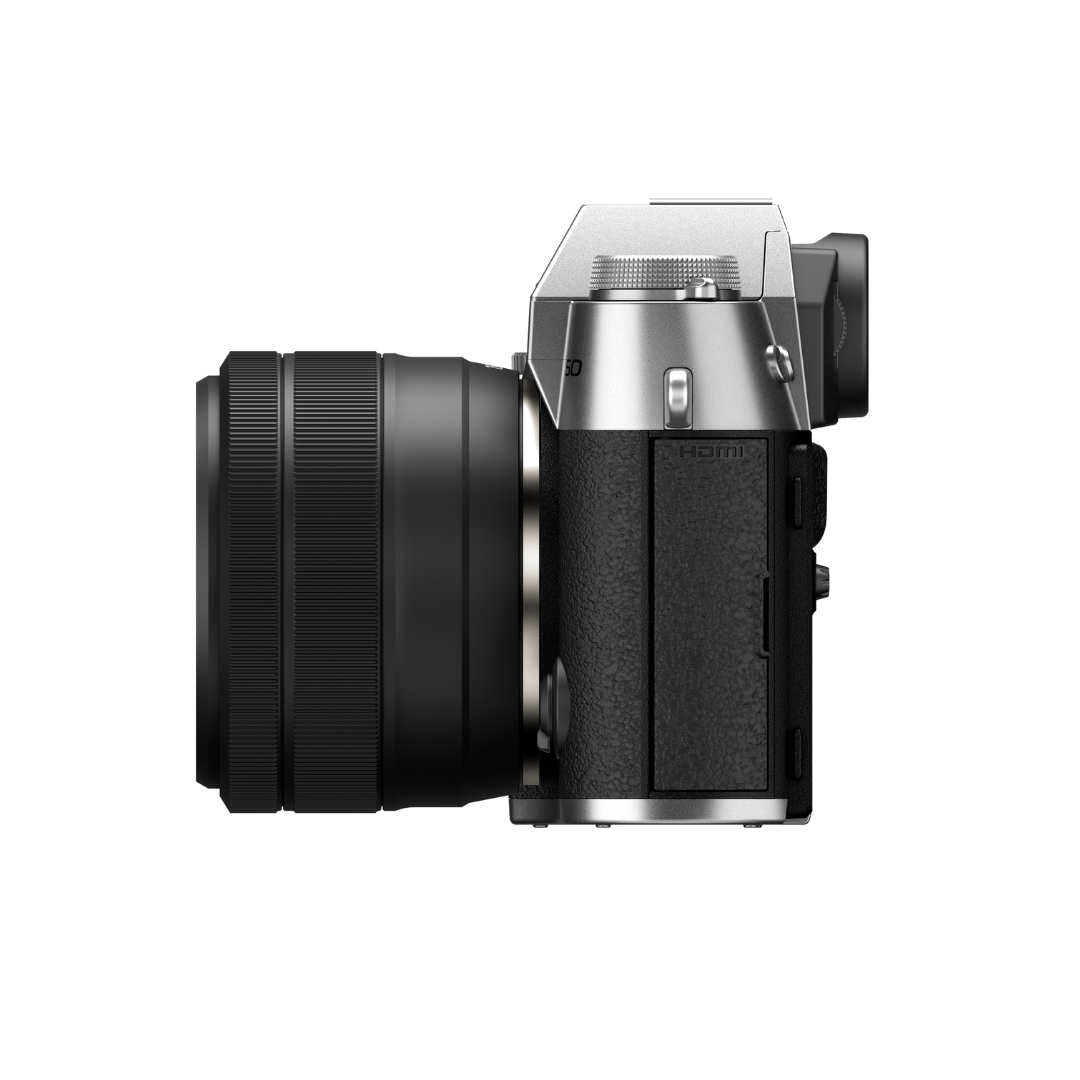 FujiFilm X-T50 Silver Body w/ XC15-45mm Lens (HB) Compact System Camera - additional product view