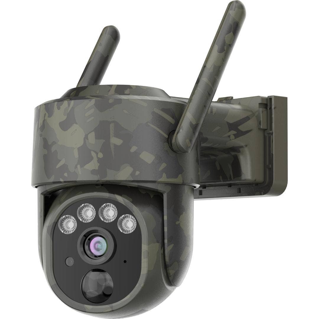 GERBER Security Camera WiFi with Solar and 32GB TF, Camo