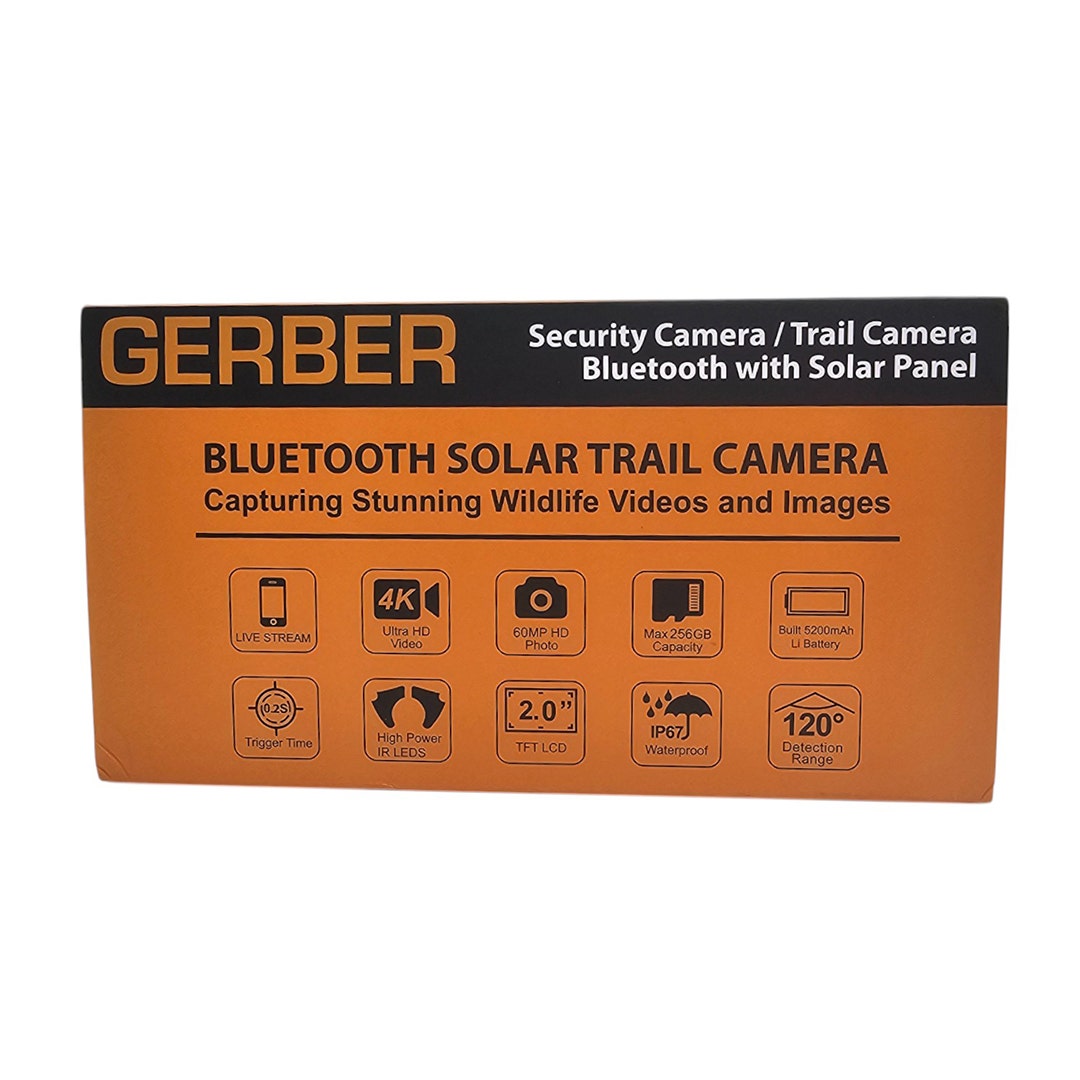 GERBER Trail Camera BlueTooth WiFi with Solar and 32GB TF - additional product view