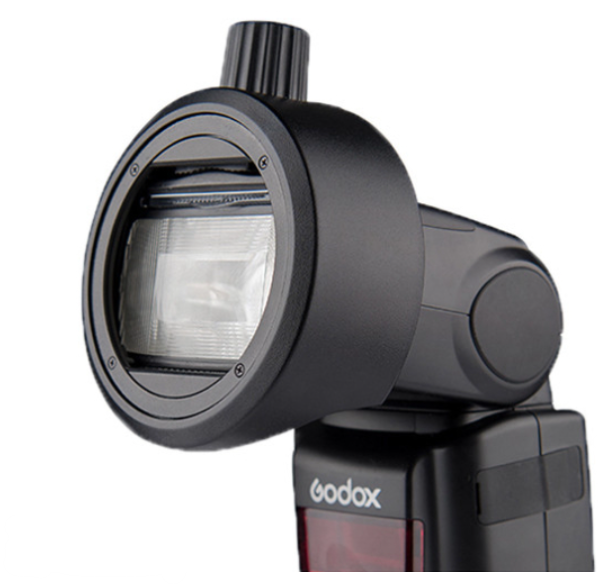 Godox S-R2 Round Head Magnetic Modiifer Adaptor - additional product view