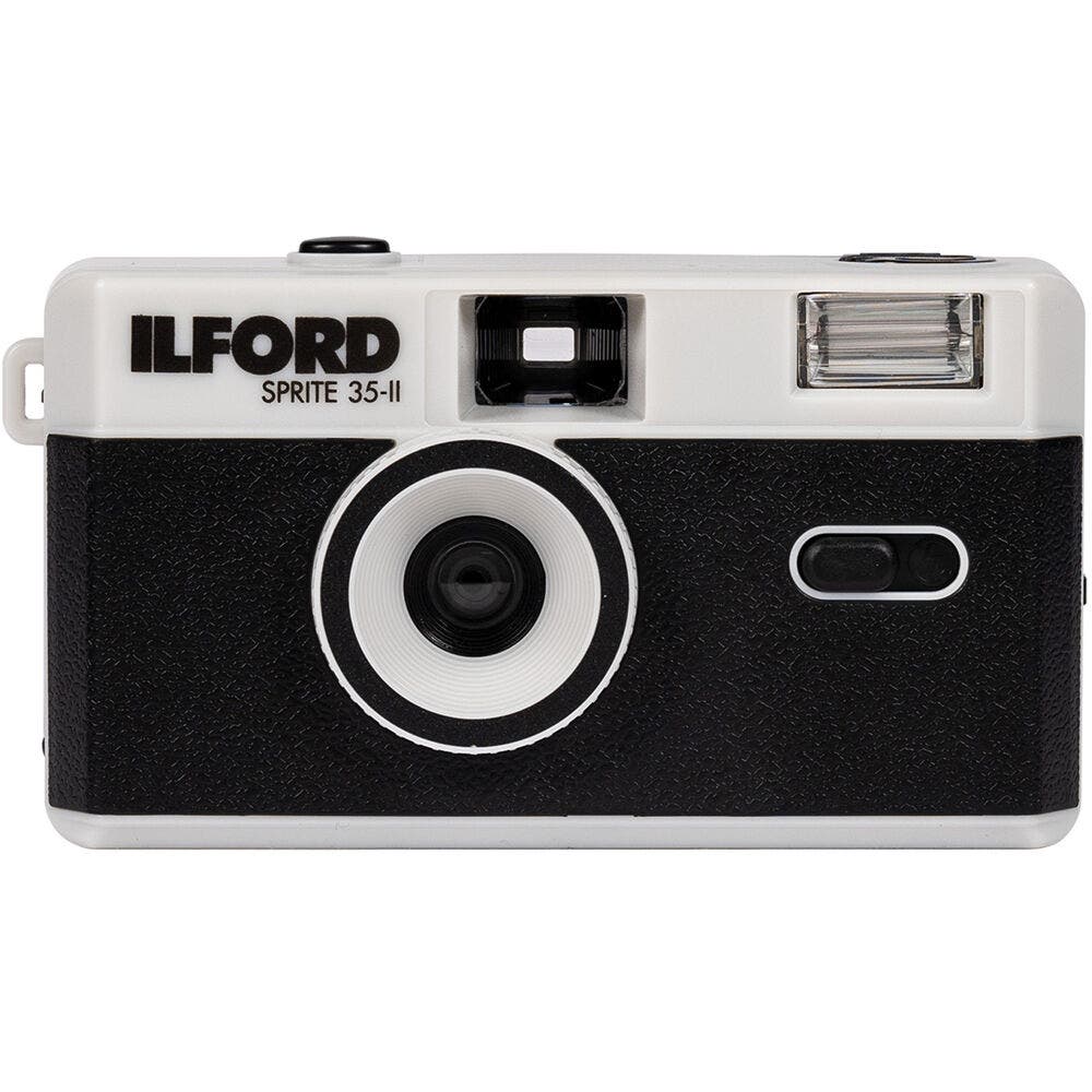 Ilford Sprite 35-II reusable camera in Black and Silver