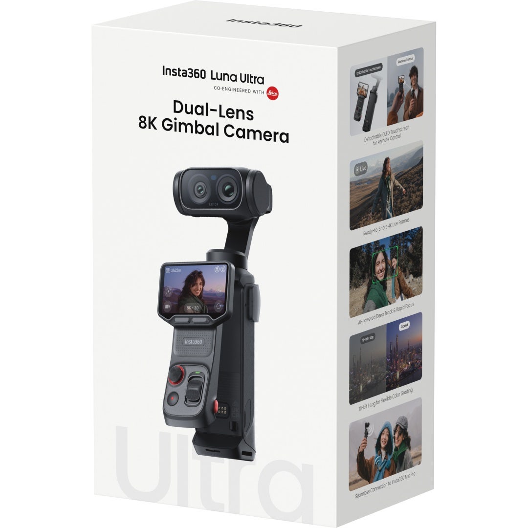 Insta360 Luna Ultra Gimbal Camera - Creator Bundle Cosmic Black - additional product view