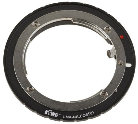 ProMaster mount adapter for Nikon F lens on Canon EOS camera