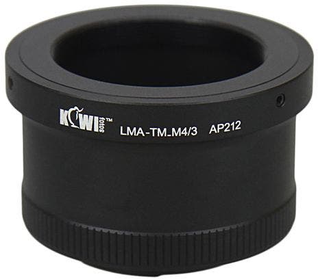 ProMaster mount adapter for T Mount lens on Micro 4/3 camera
