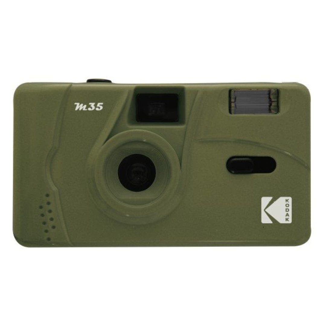 Kodak M35 film camera in Olive Green colour