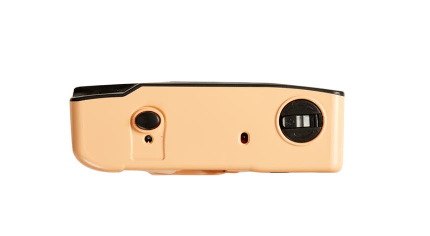 Kodak M38 film camera with flash, in Grapefruit