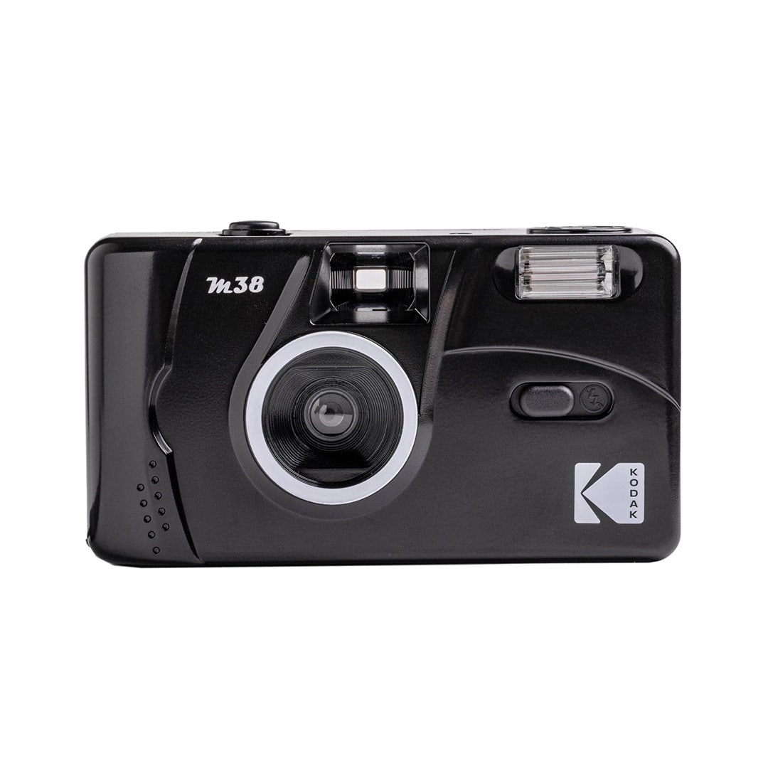 Kodak M38 film camera with flash in Starry Black