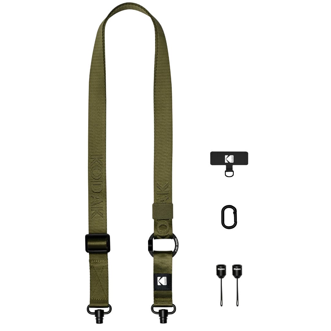 Kodak multi-purpose camera strap in olive