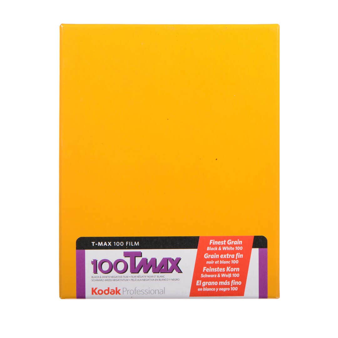 Kodak T-Max 100 ISO Profession al 4 x 5" (10 Sheets) Black & White Negative Film - additional product view